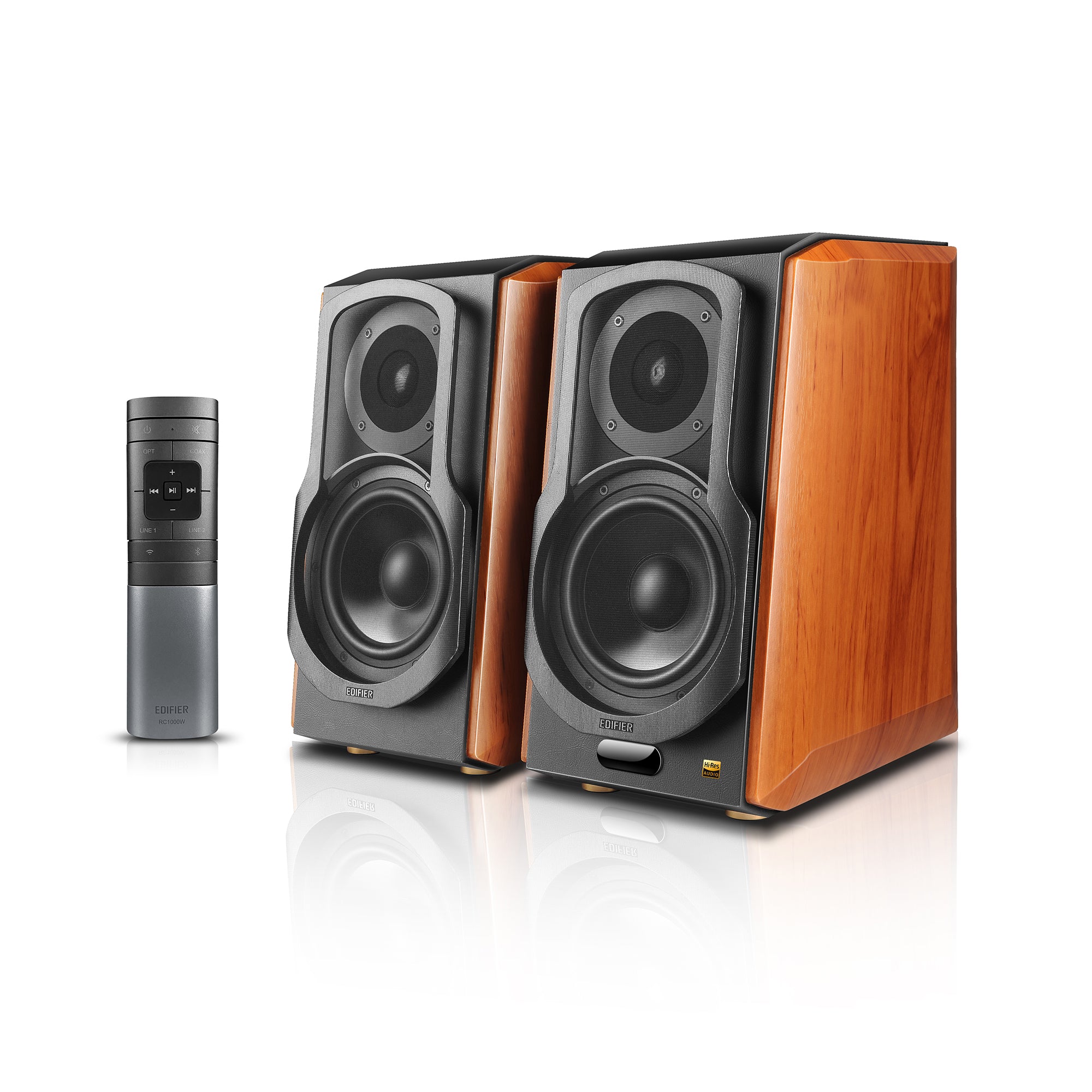 Enceintes bibliothèque actives audiophiles Wi-Fi 2.0 S1000W - Paire