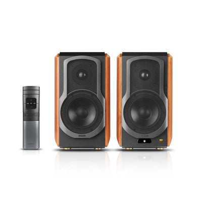 Enceintes bibliothèque actives audiophiles Wi-Fi 2.0 S1000W - Paire